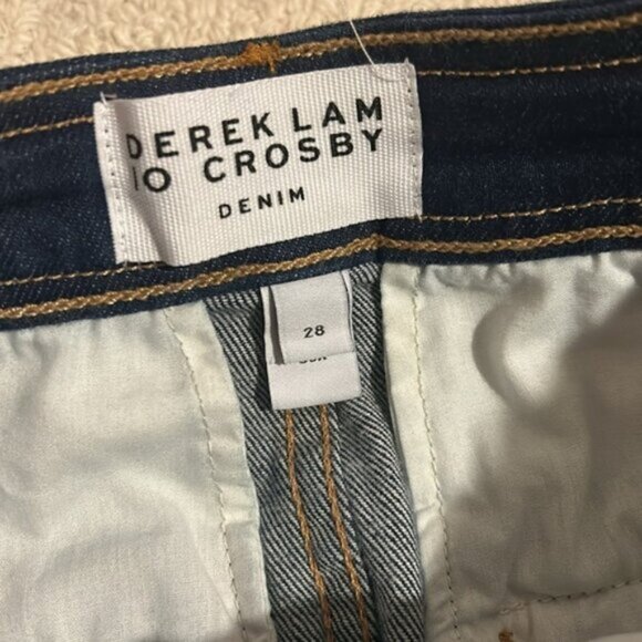 Derek Lam 10 Crosby Dorit Tailored Denim Mini Skirt Size 6/28 - Picture 4 of 5